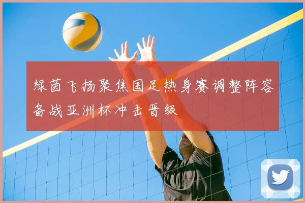 绿茵飞扬聚焦国足热身赛调整阵容备战亚洲杯冲击晋级
